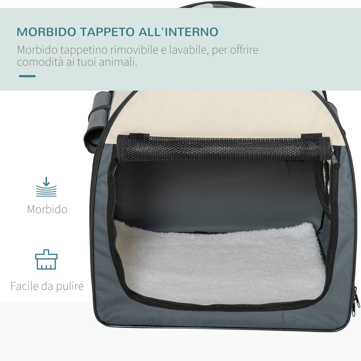 immagine-6-easycomfort-easycomfort-trasportino-cuccia-da-trasporto-per-cani-gatti-e-animali-domestici-61x46x51cm-grigio-ean-8054111845717