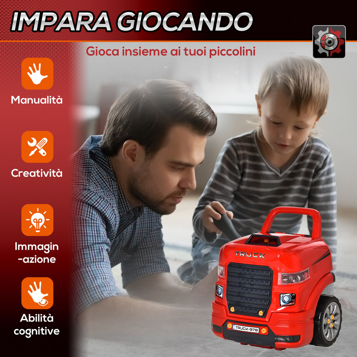 immagine-7-easycomfort-easycomfort-officina-camion-giocattolo-con-motore-e-61-accessori-per-bambini-3-5-anni-ruote-e-maniglia-40x39x47cm-rosso