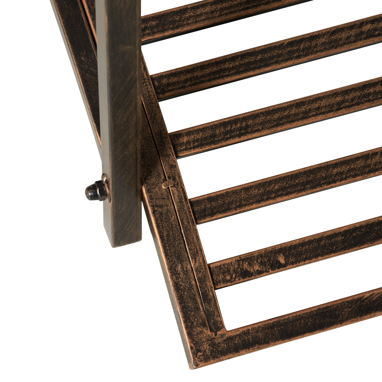 immagine-7-easycomfort-easycomfort-ponticello-da-giardino-vintage-con-elementi-floreali-in-metallo-99x68x53cm-nero