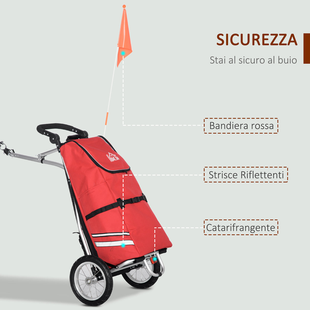 immagine-7-easycomfort-easycomfort-rimorchio-bici-2-in-1-pieghevole-e-portatile-con-borsa-da-trasporto-in-tessuto-oxford-53x43x110-cm