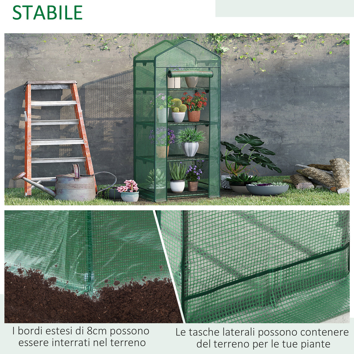 immagine-7-easycomfort-easycomfort-serra-da-giardino-a-4-ripiani-in-acciaio-copertura-in-pe-e-porta-avvolgibile-69x49x158-cm-verde