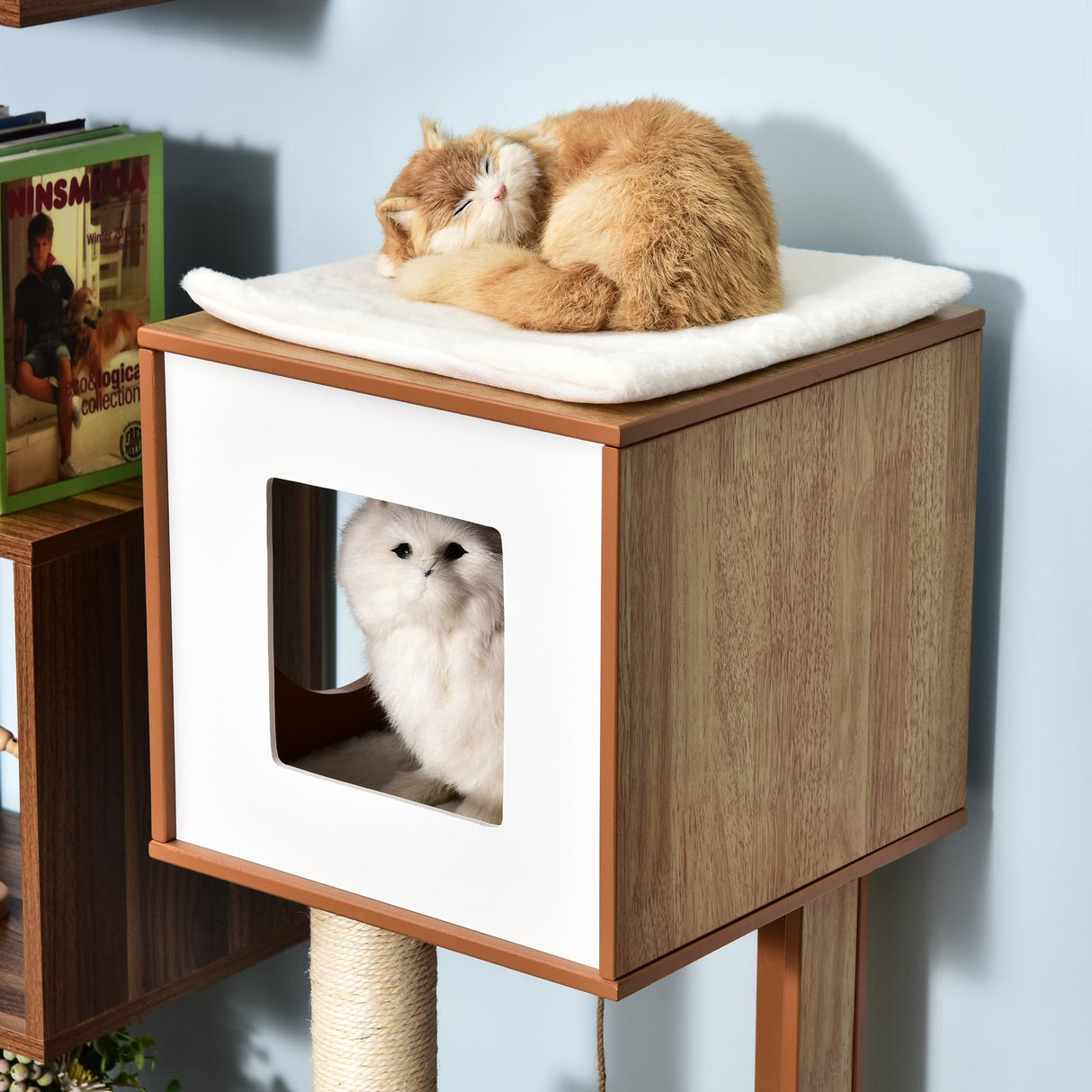 immagine-8-easycomfort-easycomfort-albero-tiragraffi-con-pali-in-legno-corda-sisal-e-3-morbidi-cuscini-rimovibili-altezza-91-cm-ean-8054144133362