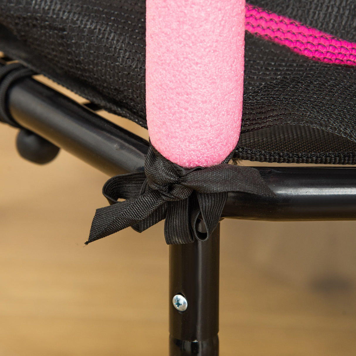 immagine-8-easycomfort-easycomfort-tappeto-elastico-per-bambini-3-10-anni-con-rete-di-sicurezza-e-corde-elastiche-trampolino-da-giardino-160x163-5acm-rosa-e-nero