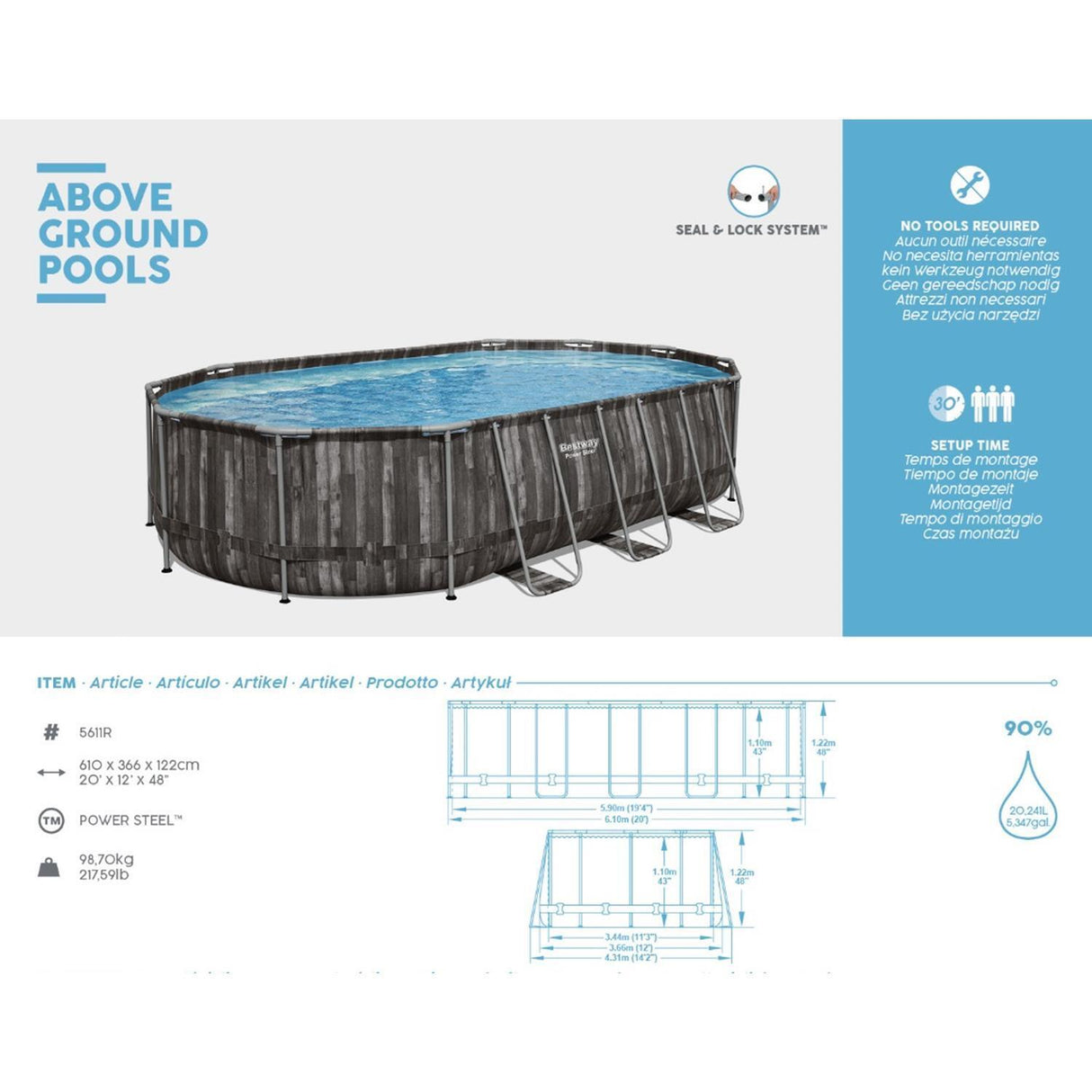 immagine-9-bestway-piscina-fuori-terra-bestway-5611r-power-steel-frame-610x366x122h-rivestimento-effetto-legno-top-di-coperturascaletta-rampa-esternapompa-filtrante-20-241-litri