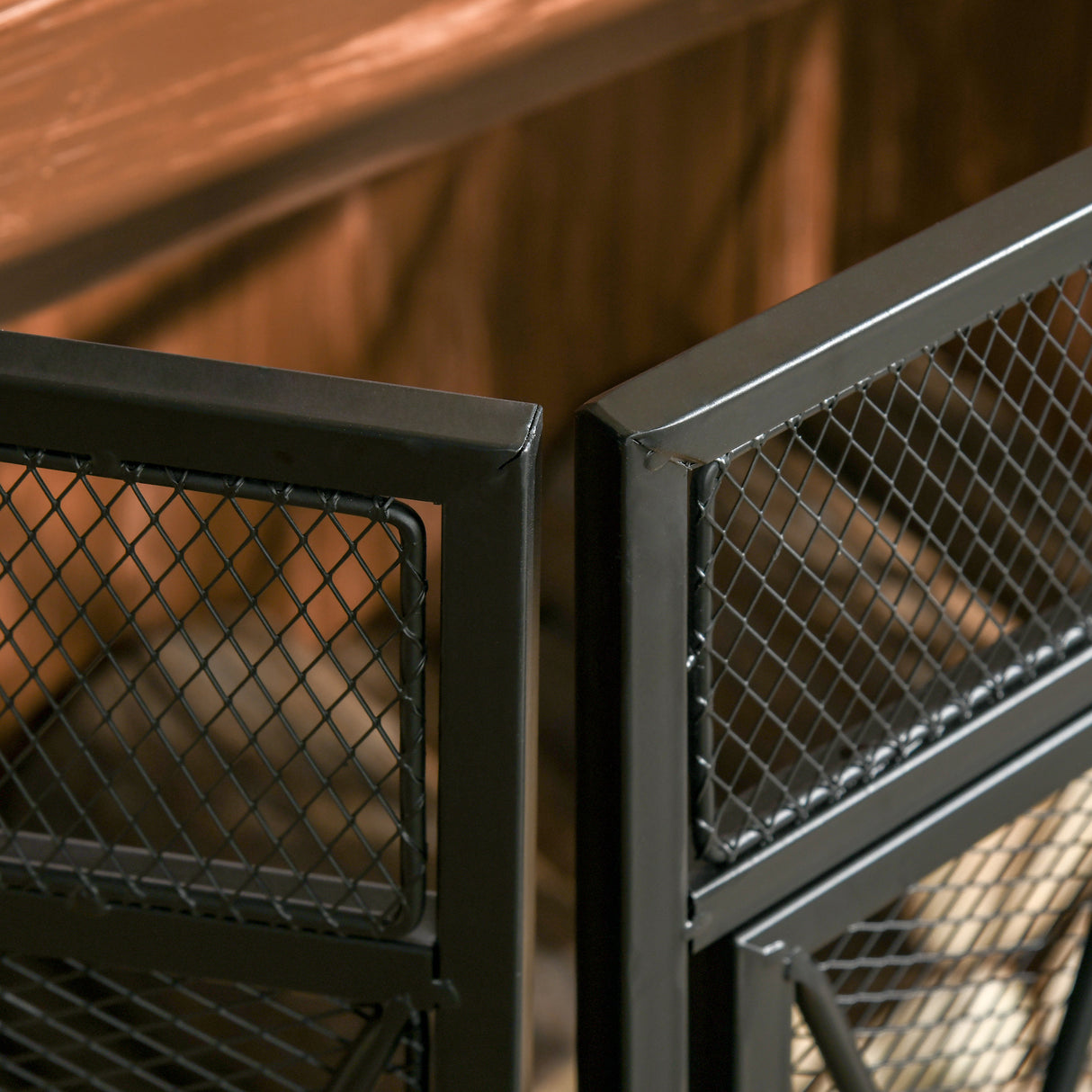 immagine-9-easycomfort-easycomfort-parascintille-per-camino-in-metallo-con-3-pannelli-pieghevoli-e-2-porte-120x11-5x79cm-nero