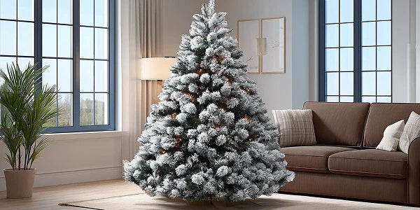 Alberi di Natale Innevati