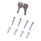 easycomfort easycomfort armadietto medicinali 50x30x18cm cassetta mobile bagno primo soccorso in acciaio inox con serratura ean 8054111845243