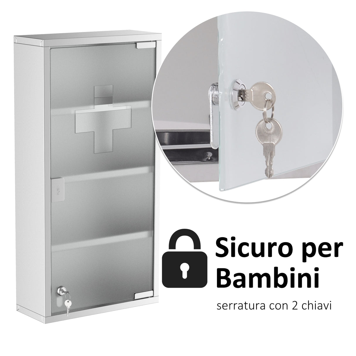 easycomfort easycomfort armadietto medicinale cassetta porta medicina a quattro ripiani in acciaio inox 30 x 12 x 60cm ean 8054111841658