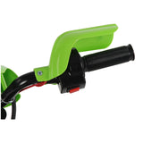 easycomfort easycomfort moto cross elettrica con rotelle verde per bambini 3 anni e piu batteria 6v velocita 2 5kmh 102 x 53 x 66cm