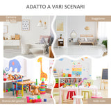easycomfort easycomfort piccola libreria per bambini con ripiani e cassetto in mdf 60x29 9x90cm bianco