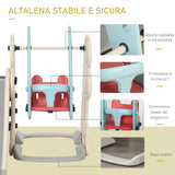 easycomfort easycomfort scivolo per bambini da giardino o da cameretta con altalena seggiolino e canestro materiali certificati