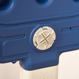 easycomfort easycomfort gioco 2 in 1 canestro per bambini con altezza regolabile e set golf eta 2 5 anni 46x41x116 153cm bianco e blu