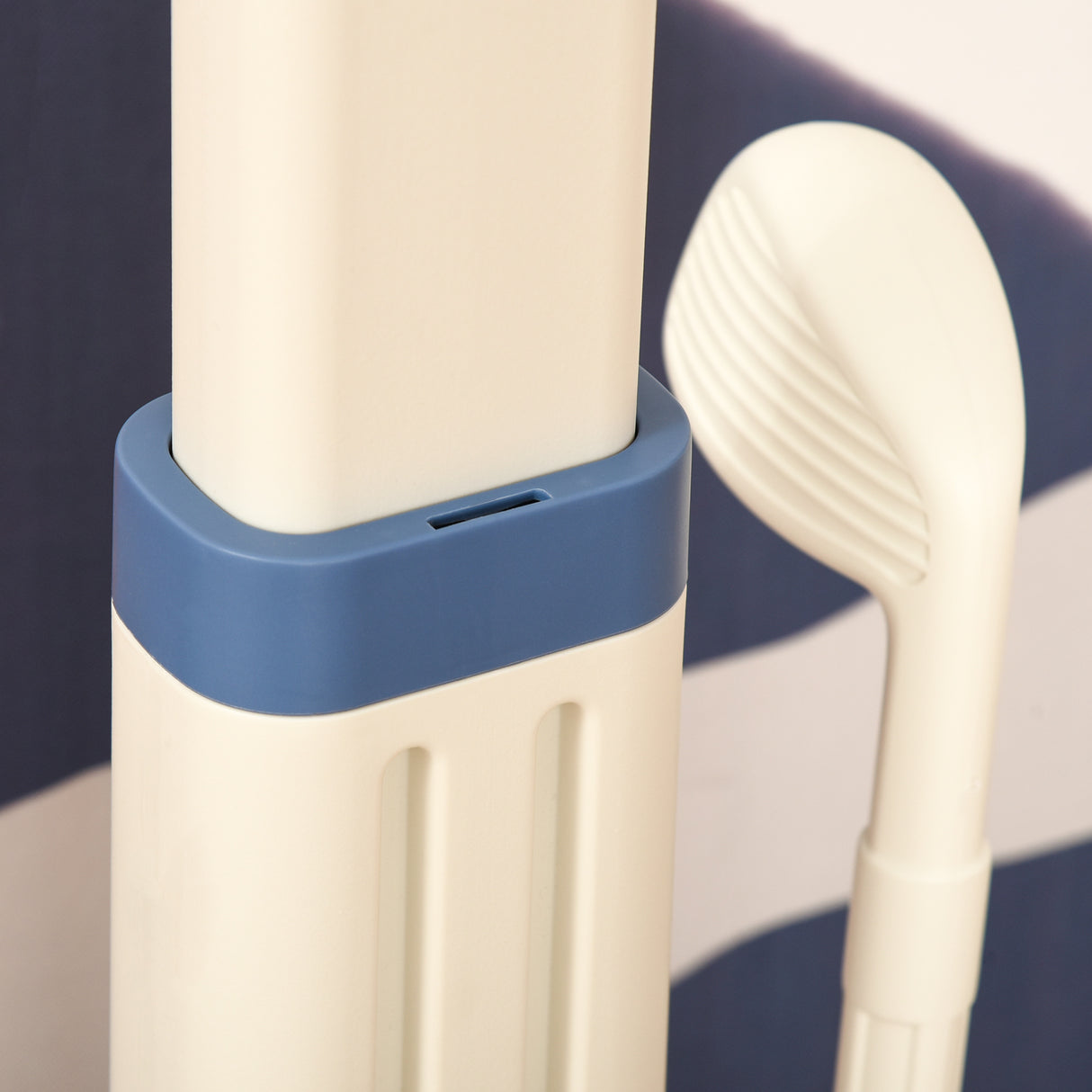 easycomfort easycomfort gioco 2 in 1 canestro per bambini con altezza regolabile e set golf eta 2 5 anni 46x41x116 153cm bianco e blu