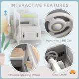 easycomfort easycomfort set scivolo per bambini 18 48 mesi con altalena macchinina e canestro 201x151x87 5cm bianco