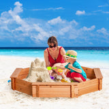 easycomfort easycomfort sabbiera per bambini in legno con sedili e copertura eta 3 8 anni 139 5x139 5x21 5cm