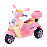 easycomfort easycomfort motorino per bambini triciclo elettrico per bambine 6v con luci e musica rosa