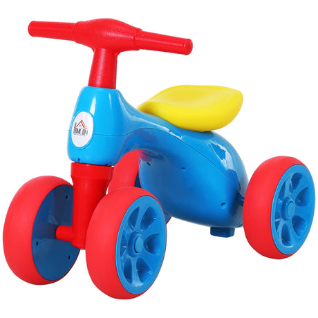 easycomfort easycomfort bicicletta equilibrio senza pedali giochi con 4 ruote per bambini da 18 36 mesi blu e rosso 57cm x 33 5cm x 42 5cm