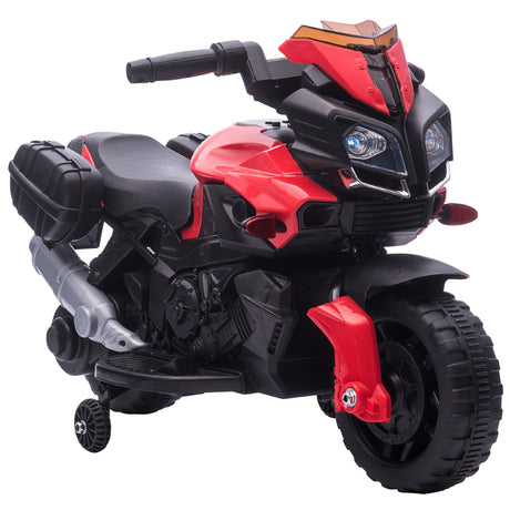easycomfort easycomfort moto elettrica per bambini con fari e clacson batteria 6v velocita 3kmh eta 18 48 mesi 88 5x42 5x49cm rosso