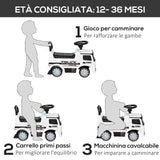 easycomfort easycomfort macchina cavalcabile per bambini eta 12 36 mesi macchina giocattolo bambi con volante fari e suoni licenza mercedes bianco