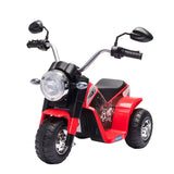 easycomfort easycomfort moto elettrica per bambini a 3 ruote con luci e suoni batteria ricaricabile 6v velocita 2 kmh per bimbi da 18 36 mesi 72x57x56cm rossa