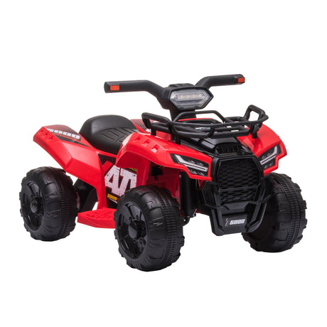 easycomfort easycomfort quad elettrico per bambini con batteria ricaricabile 6v pulsante acceleratore eta 18 36 mesi 70x42x45cm rosso