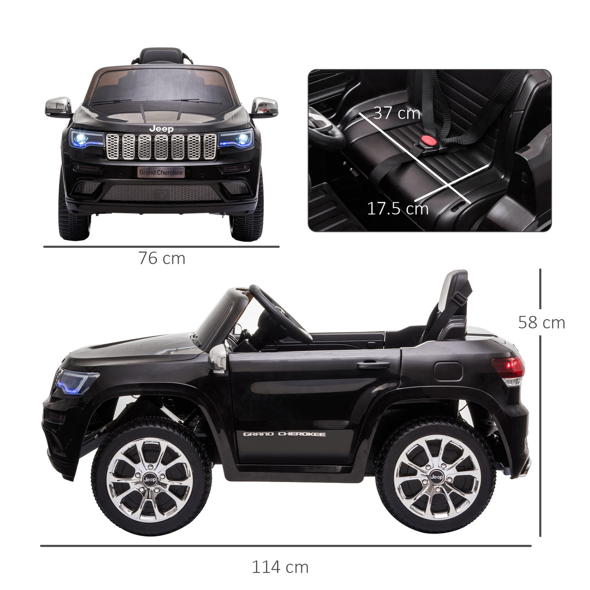 easycomfort easycomfort macchina elettrica jeep per bambini 12v guida manuale e con telecomando nero