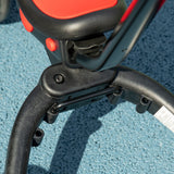 easycomfort easycomfort triciclo per bambini 18 60 mesi con manubrio regolabile e ruote chiuse 101x45x86 5 cm rosso