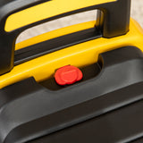 easycomfort easycomfort ruspa giocattolo per bambini 1 3 anni con escavatore e spazio portaoggetti 78x29 5x54 cm giallo e nero