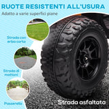 easycomfort easycomfort quad per bambini 3 8 anni con licenza mclaren e fari led 107x71x73 5 cm nero e arancione