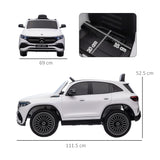 easycomfort easycomfort macchina elettrica per bambini 3 8 anni con telecomando fari e clacson 111 5x69x52 5 cm bianca e nera