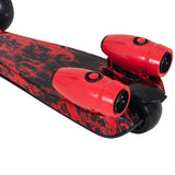 easycomfort easycomfort monopattino 3 ruote pieghevole altezza regolabile per bambini 3 8 anni rosso