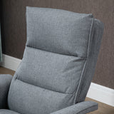 easycomfort easycomfort poltrona relax massaggiante con pouf e telecomando 8 punti massaggio e 5 programmi grigio