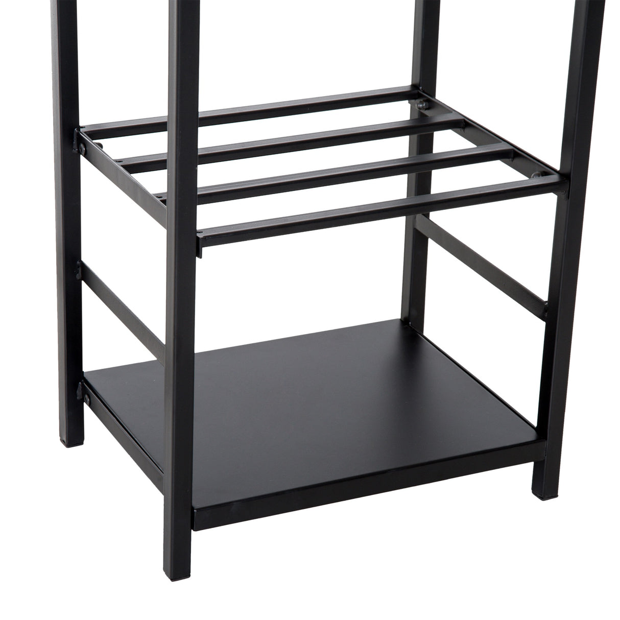 easycomfort easycomfort portalegna con set attrezzi per il camino in acciaio nero 40 x 30 x 74.5cm