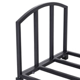 easycomfort portalegna da interno ed esterno in metallo con ganci e 4 attrezzi per camino inclusi nero