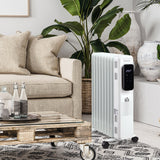 easycomfort easycomfort calorifero a olio a 9 elementi 3 livelli di riscaldamento e timer 42 5x24x63cm bianco