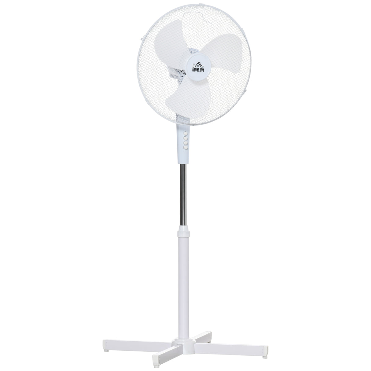 easycomfort ventilatore a piantana a 3 velocita con inclinazione a 80 60x60x90 120cm
