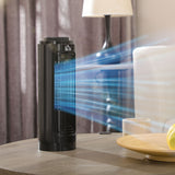 easycomfort ventilatore a colonna oscillante a 3 velocita e basso rumore in abs e rame o11x32.5 cm nero