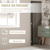 easycomfort easycomfort separe pieghevole a 4 pannelli struttura in legno e bambu fantasia