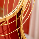 easycomfort easycomfort decorazione murale 3d in metallo wall art a cerchi con specchi 107x56cm oro