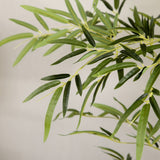 easycomfort bambu in vaso artificiale alto 150cm per interno ed esterno verde