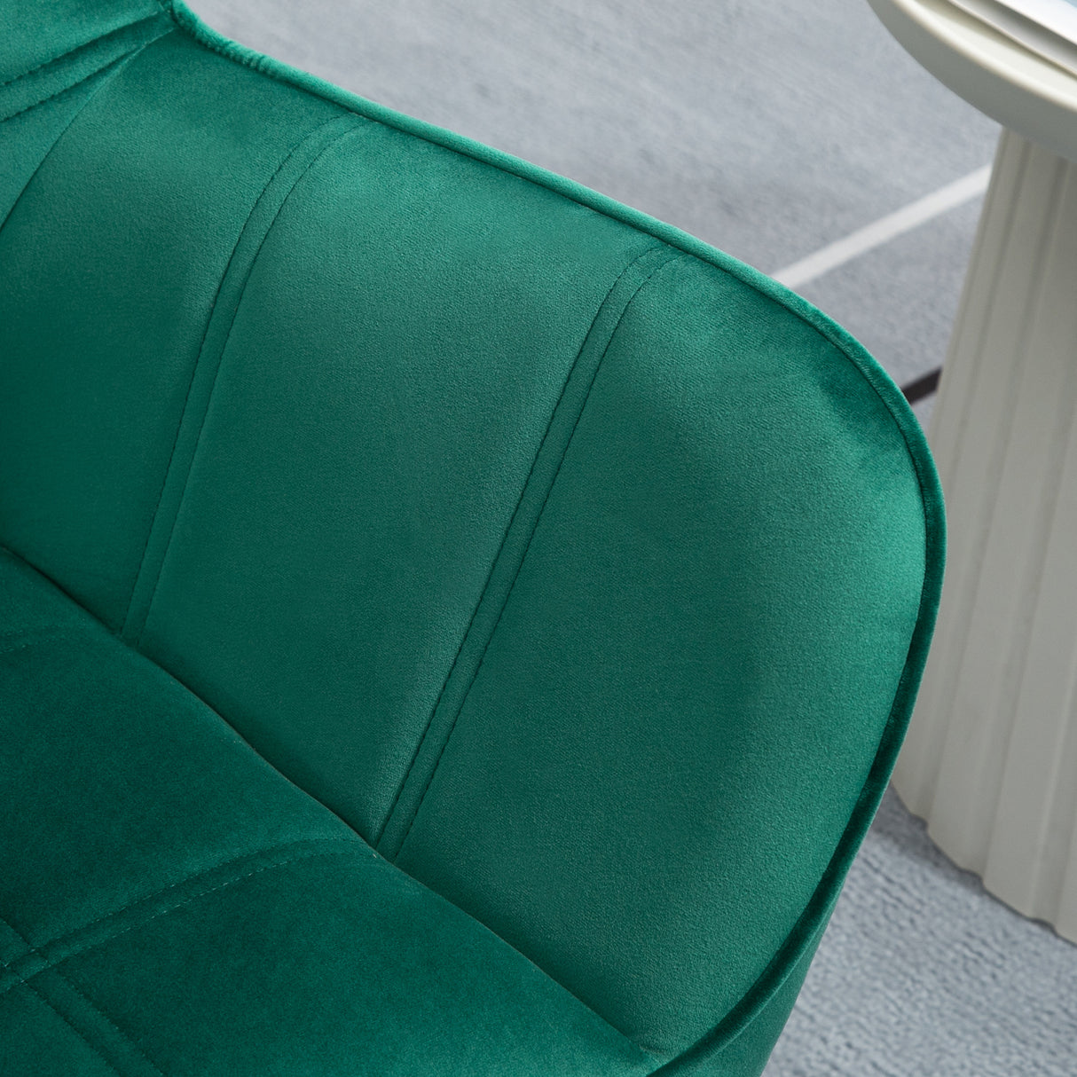 easycomfort easycomfort poltroncina stile nordico in legno ed effetto velluto verde per soggiorno o ufficio 64x62x72 5 cm