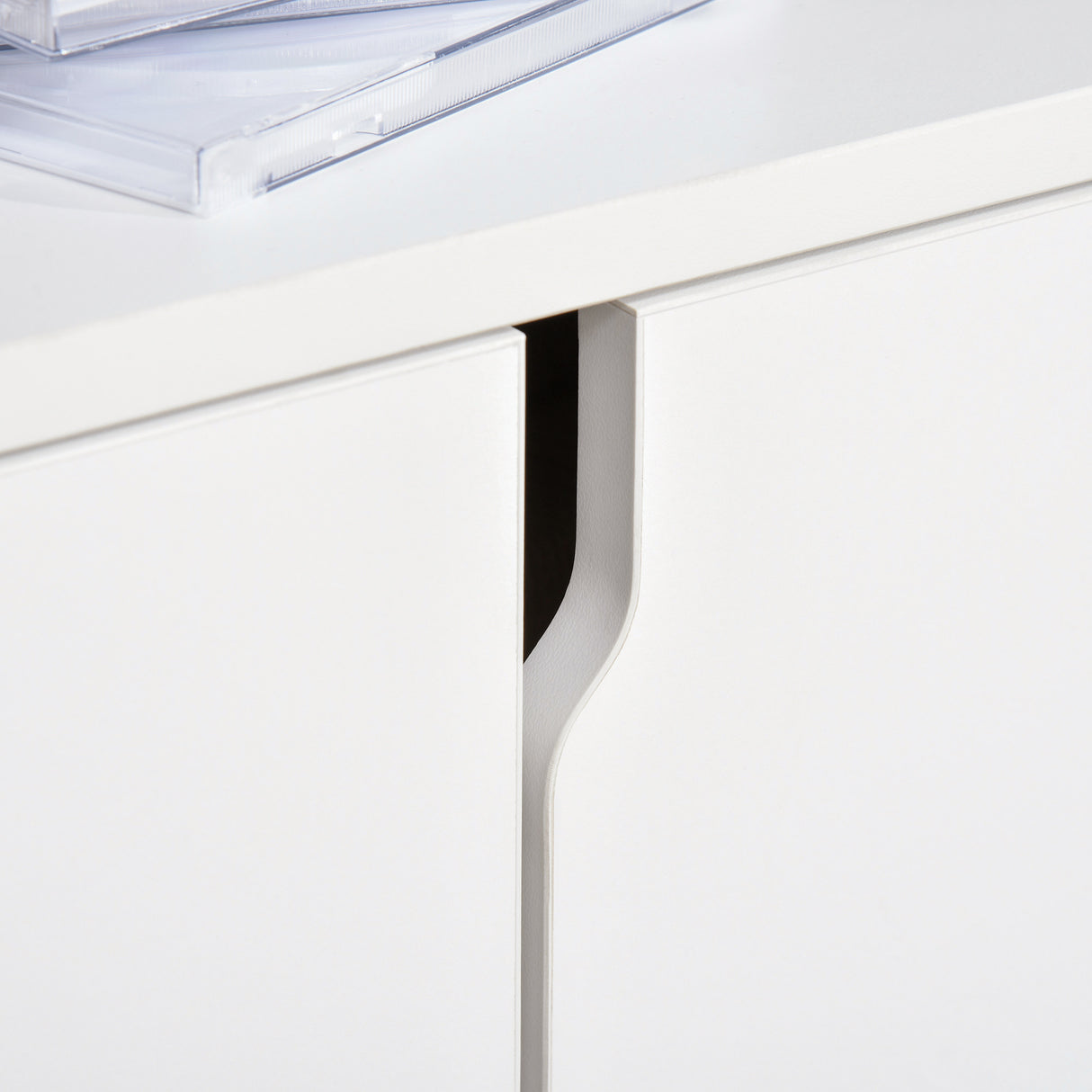 easycomfort easycomfort mobile porta tv fino a 42 con armadietto e ripiani aperti in legno 120x30x41cm