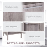 easycomfort easycomfort colonna bagno in mdf con 2 armadietti e 2 ripiani aperti 30x32x172 5 cm color legno
