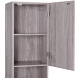 easycomfort easycomfort colonna bagno in mdf con 2 armadietti e 2 ripiani aperti 30x32x172 5 cm color legno