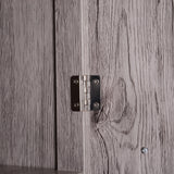 easycomfort easycomfort colonna bagno in mdf con 2 armadietti e 2 ripiani aperti 30x32x172 5 cm color legno