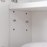 easycomfort easycomfort armadietto specchiera bagno mobiletto bagno pensile con fissaggio a muro 54x15x55cm bianco