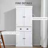 easycomfort easycomfort mobile cucina con armadietto superiore e inferiore e cassetto centrale in legno 76x40 5x184 cm bianco