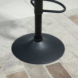 easycomfort easycomfort set 2 sgabelli da bar altezza regolabile con base in metallo e seduta in velluto sgabelli moderni con schienale e poggiapiedi 46x48x83 104cm verde