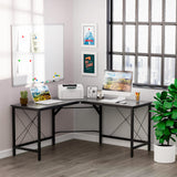 easycomfort easycomfort scrivania spaziosa nera e finitura in rovere perfetta postazione da lavoro per casa e ufficio a forma di l con soluzione angolare finitura in rovere 150x150x76cm nera ean 8054144134499