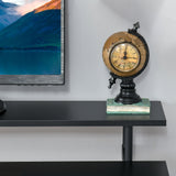 easycomfort easycomfort tavolo porta pc salvaspazio con ripiano monitor rialzato 100x60x85 5cm legno nero